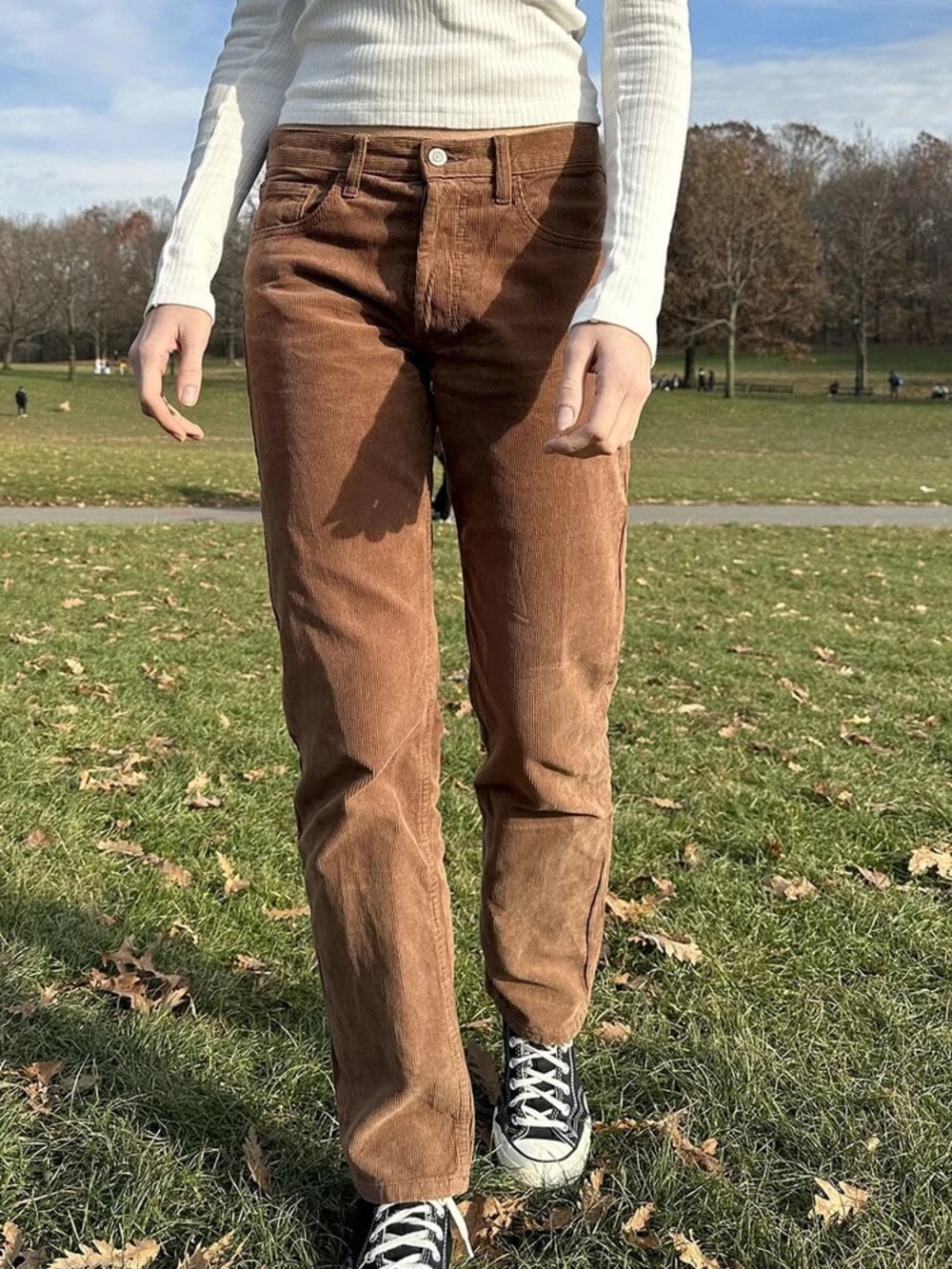 Brandy Melville Addison Corduroy Pants BWT